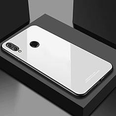 Silicone Frame Mirror Case Cover M02 for Huawei Honor 10 Lite White