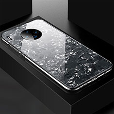 Silicone Frame Mirror Case Cover M02 for Huawei Mate 30 5G Black