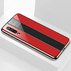 Silicone Frame Mirror Case Cover M02 for Xiaomi Mi 9 Red