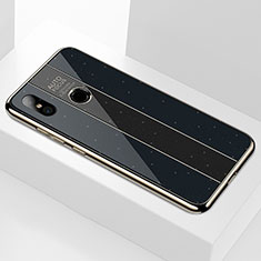 Silicone Frame Mirror Case Cover M02 for Xiaomi Mi A2 Black