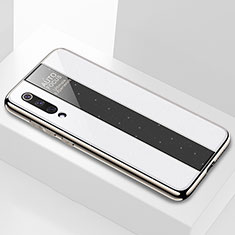 Silicone Frame Mirror Case Cover M02 for Xiaomi Mi A3 Lite White