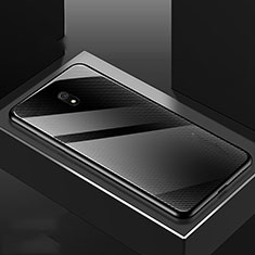 Silicone Frame Mirror Case Cover M02 for Xiaomi Redmi 8A Black