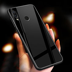 Silicone Frame Mirror Case Cover M03 for Huawei Honor 10 Lite Black