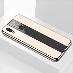 Silicone Frame Mirror Case Cover M03 for Huawei Nova 3e Gold