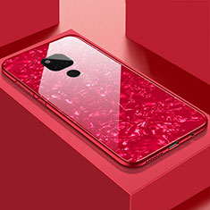 Silicone Frame Mirror Case Cover T01 for Huawei Mate 20 Red
