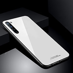 Silicone Frame Mirror Case Cover T01 for Oppo K7 5G White
