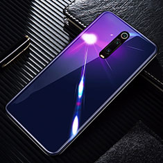 Silicone Frame Mirror Case Cover T01 for Xiaomi Mi 9T Pro Purple