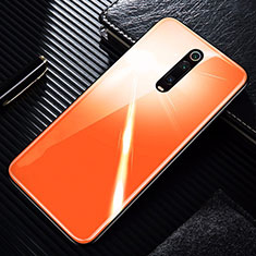 Silicone Frame Mirror Case Cover T01 for Xiaomi Redmi K20 Pro Orange