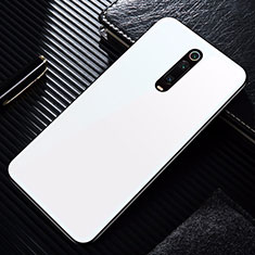 Silicone Frame Mirror Case Cover T02 for Xiaomi Redmi K20 Pro White