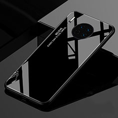 Silicone Frame Mirror Rainbow Gradient Case Cover for Huawei Mate 30 5G Black