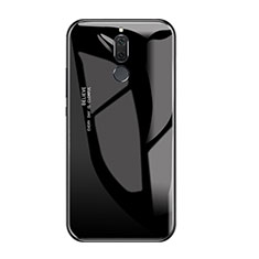 Silicone Frame Mirror Rainbow Gradient Case Cover for Huawei Nova 2i Black