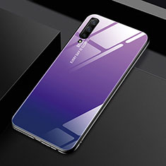 Silicone Frame Mirror Rainbow Gradient Case Cover for Huawei Y9s Purple