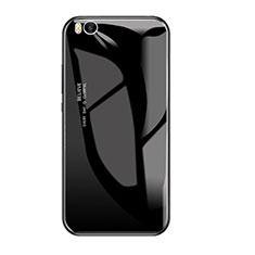Silicone Frame Mirror Rainbow Gradient Case Cover for Xiaomi Mi 5S 4G Black