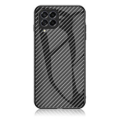 Silicone Frame Mirror Rainbow Gradient Case Cover LS2 for Samsung Galaxy M53 5G Black