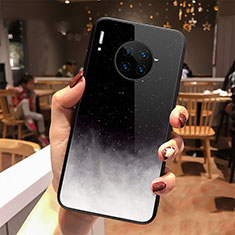 Silicone Frame Starry Sky Mirror Case Cover for Huawei Mate 30 Pro 5G Black