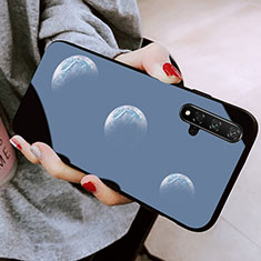Silicone Frame Starry Sky Mirror Case S01 for Huawei Honor 20S Black