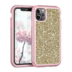 Silicone Matte Finish and Plastic Back Cover Case 360 Degrees Bling-Bling for Apple iPhone 11 Pro Mixed