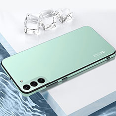 Silicone Matte Finish and Plastic Back Cover Case for Samsung Galaxy S21 Plus 5G Green