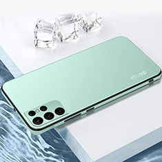 Silicone Matte Finish and Plastic Back Cover Case for Samsung Galaxy S21 Ultra 5G Green