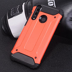 Silicone Matte Finish and Plastic Back Cover Case R01 for Huawei Honor 20i Red