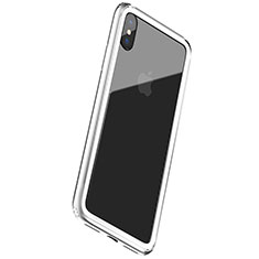 Silicone Silicone Frame Case for Apple iPhone X White
