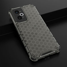Silicone Transparent Frame Case Cover 360 Degrees AM1 for Realme GT Neo 3T 5G Black