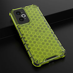 Silicone Transparent Frame Case Cover 360 Degrees AM1 for Realme GT Neo 3T 5G Green