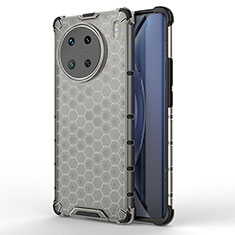 Silicone Transparent Frame Case Cover 360 Degrees AM1 for Vivo X90 Pro 5G Black
