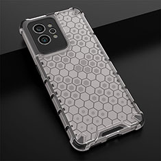 Silicone Transparent Frame Case Cover 360 Degrees AM2 for Realme GT2 Pro 5G White