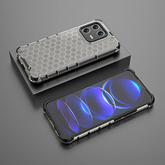 Silicone Transparent Frame Case Cover 360 Degrees AM2 for Xiaomi Mi 13 5G Black