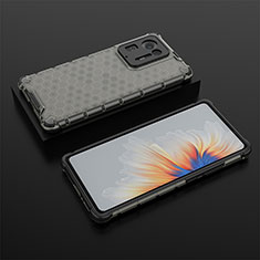 Silicone Transparent Frame Case Cover 360 Degrees AM2 for Xiaomi Mi Mix 4 5G Black