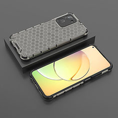 Silicone Transparent Frame Case Cover 360 Degrees AM3 for Realme 10 4G Black