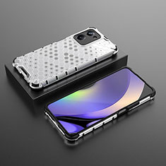 Silicone Transparent Frame Case Cover 360 Degrees AM3 for Realme 10 Pro 5G White