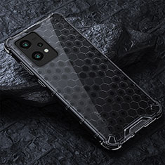 Silicone Transparent Frame Case Cover 360 Degrees AM4 for Realme 9 Pro 5G Black