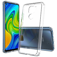 Clear Silicone Transparent Frame Case Cover 360 Degrees ZJ5 for Xiaomi Redmi Note 9 Clear