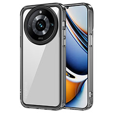 Silicone Transparent Frame Case Cover AC1 for Realme Narzo 60 Pro 5G Black