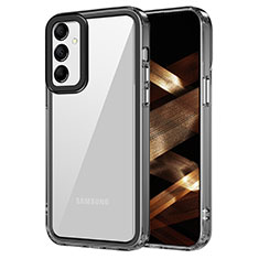 Silicone Transparent Frame Case Cover AC1 for Samsung Galaxy A25 5G Black