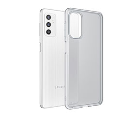 Silicone Transparent Frame Case Cover for Samsung Galaxy M52 5G Clear