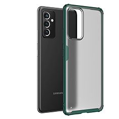 Silicone Transparent Frame Case Cover for Samsung Galaxy Quantum2 5G Green
