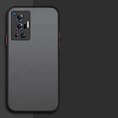 Silicone Transparent Frame Case Cover for Vivo X70 Pro 5G Black