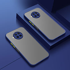 Silicone Transparent Frame Case Cover for Xiaomi Mi 10i 5G Blue