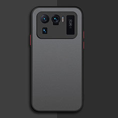 Silicone Transparent Frame Case Cover for Xiaomi Mi 11 Ultra 5G Black