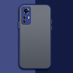 Silicone Transparent Frame Case Cover for Xiaomi Mi 12 5G Blue