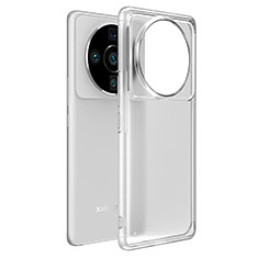 Silicone Transparent Frame Case Cover for Xiaomi Mi 12S Ultra 5G Clear