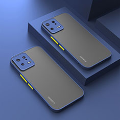 Silicone Transparent Frame Case Cover for Xiaomi Mi 13 5G Blue