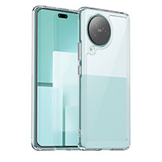 Silicone Transparent Frame Case Cover J01S for Xiaomi Civi 3 5G Clear