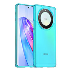 Silicone Transparent Frame Case Cover J02S for Huawei Honor Magic5 Lite 5G Blue