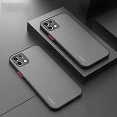 Silicone Transparent Frame Case Cover M01 for Xiaomi Mi 11 Lite 4G Black