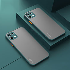 Silicone Transparent Frame Case Cover M01 for Xiaomi Mi 11 Lite 5G Green