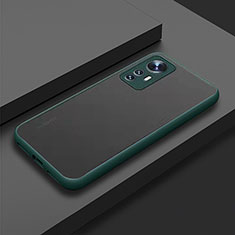 Silicone Transparent Frame Case Cover M02 for Xiaomi Mi 12 5G Green